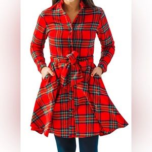 Kiel James Patrick Cozy Cabin Flannel Dress